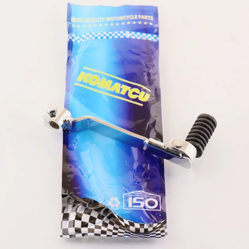 Лапка переключения передач  KAYO 125/140 (откидная,хром) "KOMATCU"