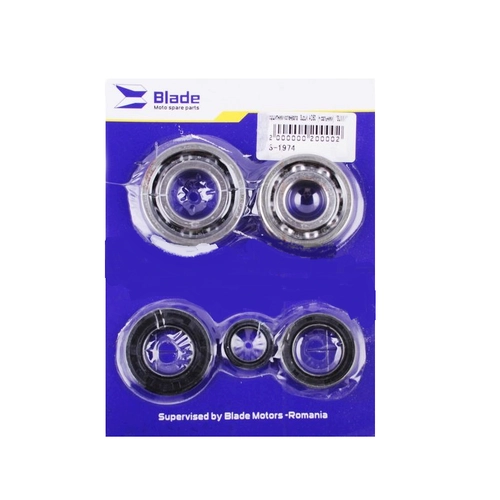 Подшипники коленвала (пара) Suzuki AD50 (+сальники)