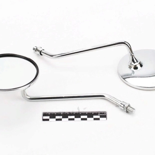 Зеркала мото d10 mm ZX- 079  Альфа хром