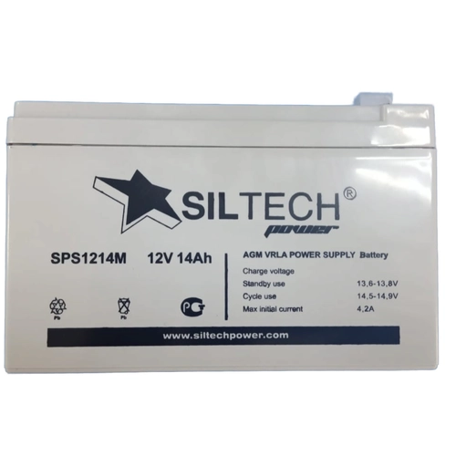 АКБ 12В14А на машинку SILTECH SPS1214