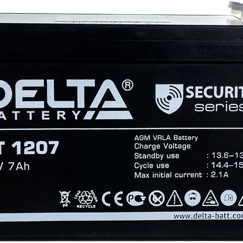 АКБ 12В 7А для машинок DELTA DT SRS1207