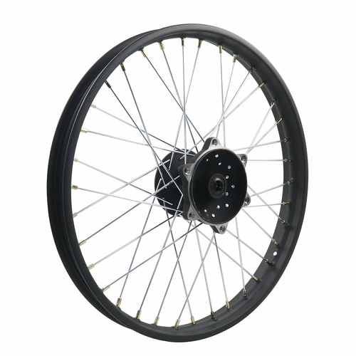 Диск передний TTR-125 17" чёрный алюминевый со спицами под ось D-15мм ROCKOT PARTS