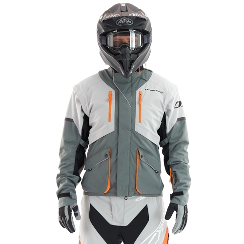 Куртка Эндуро Freeride Dragonfly Grey-Orange