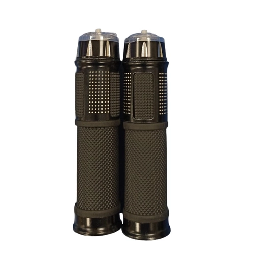 Грипсы 690-2 SOLDIER резиновые с зажимом и подсветкой