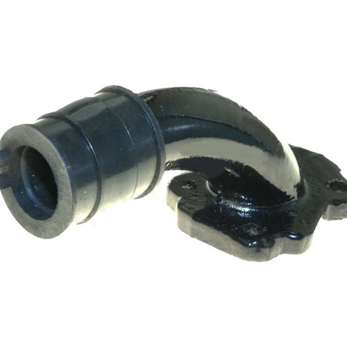 Патрубок карбюратора впускной 1E40QMB (Stels QJ50)+резиновый патруб 3163