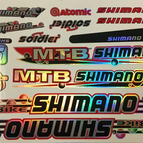 Наклейки светоотражающие "SHIMANO" 