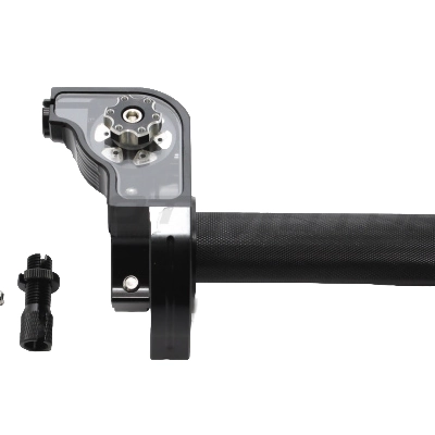 Ручка газа короткоходная CNC черная ROCKOT PARTS