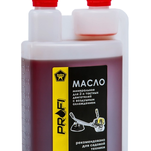 Масло минеральное PROFI 1л 2-х такт с дозатором