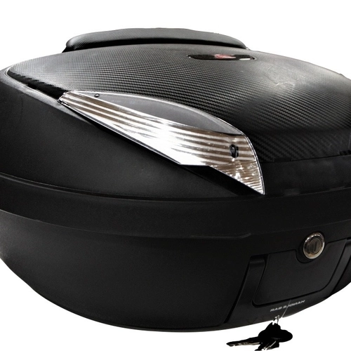 Кофр E 66 большой, черный 52л. ,черн. повороты 