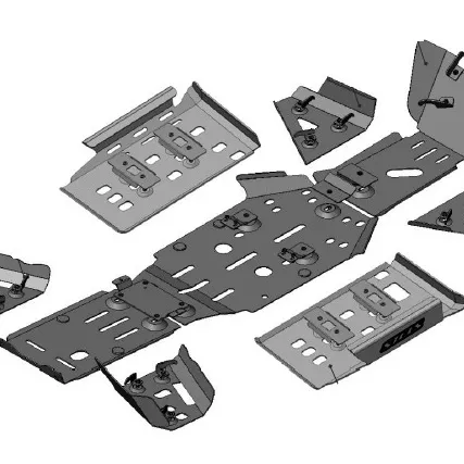 Комплект защиты днища, рычагов и порогов Stels 500 /700 Hisan