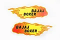 Наклейка декор,пламя BAJAJ BOXER 19x5см #0332D
