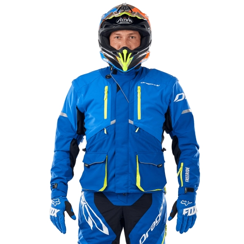 Куртка Эндуро Freeride Dragonfly Blue-Yellow