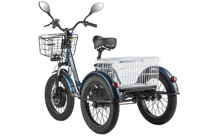 Трицикл электрический Eltreco Porter Fat 500 UP