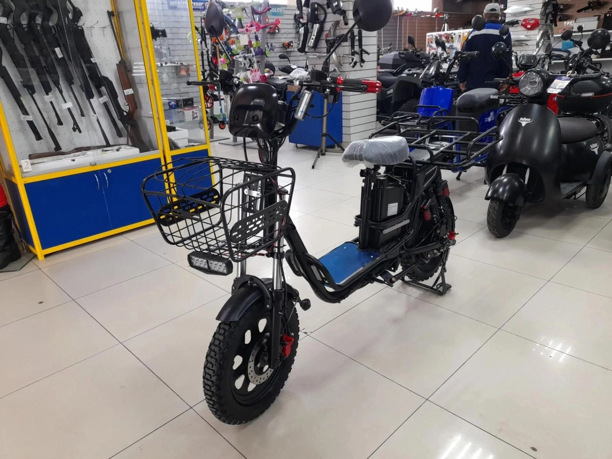 Электроскутер Руссбайк Monster R10’’ 60В, 20А/ч, 240Вт 