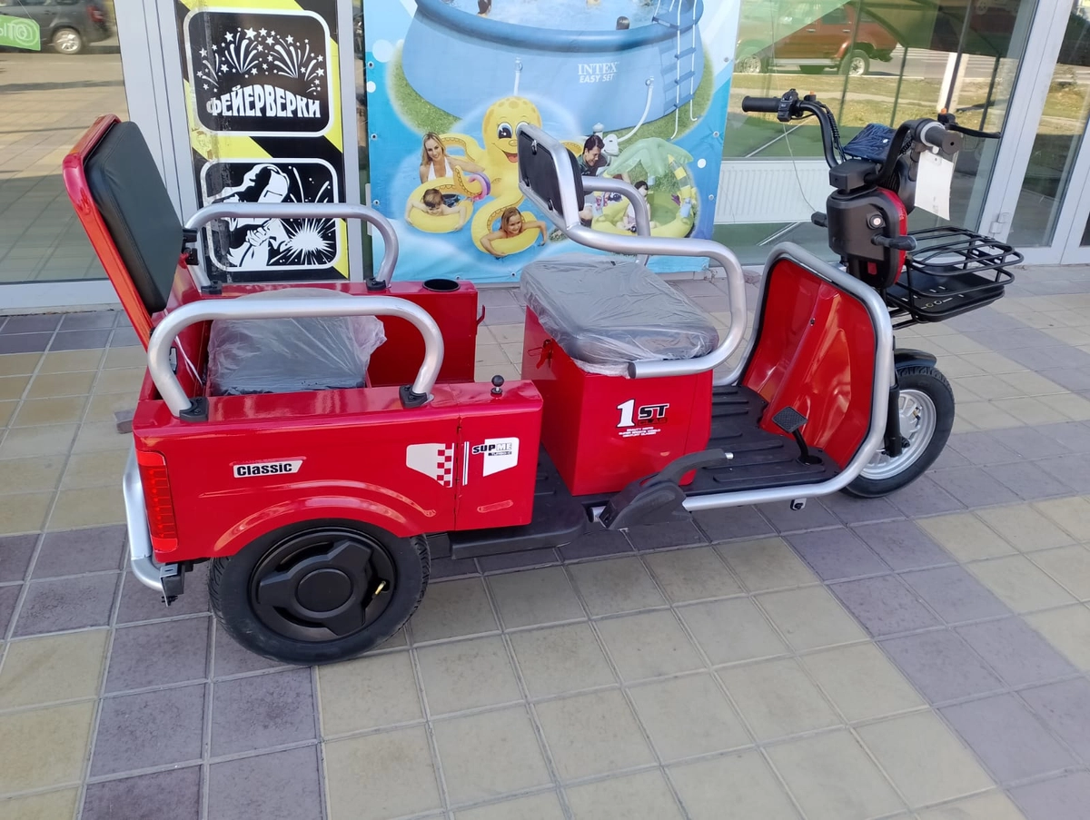 Электроскутер Трицикл (аналог Kugoo T3)