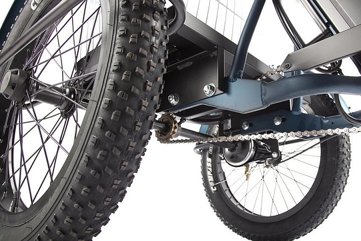 Трицикл электрический Eltreco Porter Fat 500 UP