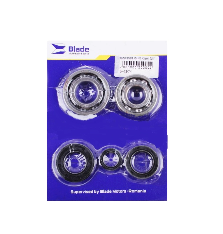 Подшипники коленвала (пара) Suzuki AD50 (+сальники)