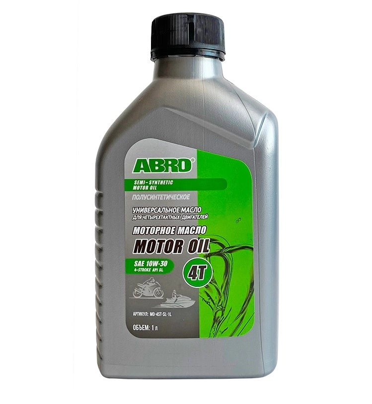 Масло полусинтетическое АБРО 4-х такт