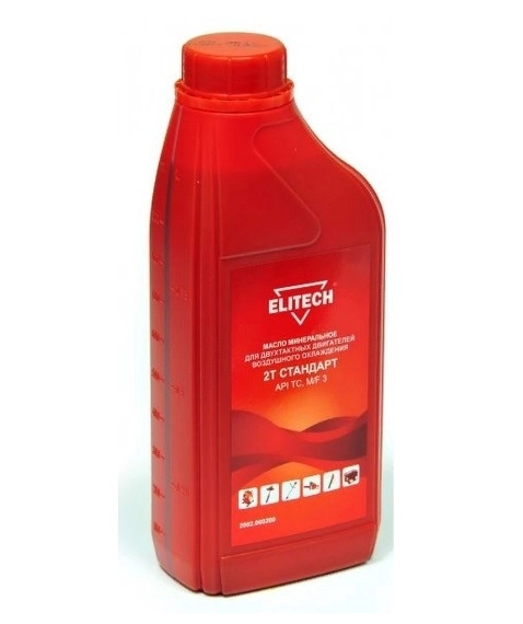 Масло минеральное ELITECH 2-х тактное 1 л 