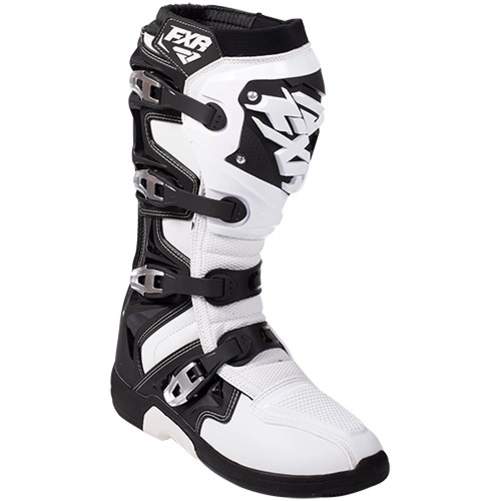 Мотоботы FXR FACTORY RIDE  Black/White