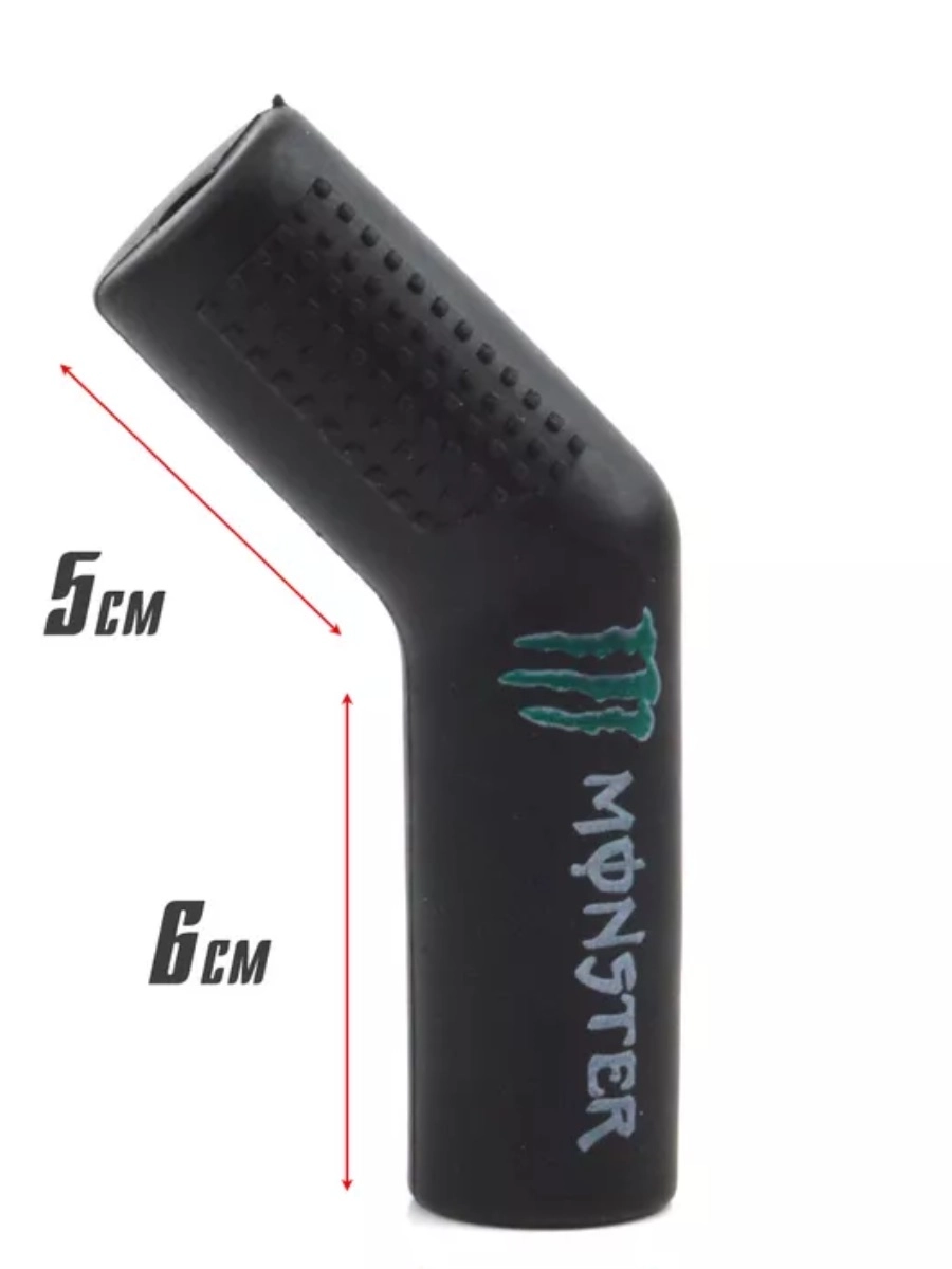 Чехол на ножку  заводную "MONSTER ENERGY" универсальный черный "XJB"