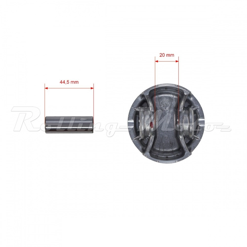 Поршень GR7 двиг. ZS 172FMM в сборе (воздушный)