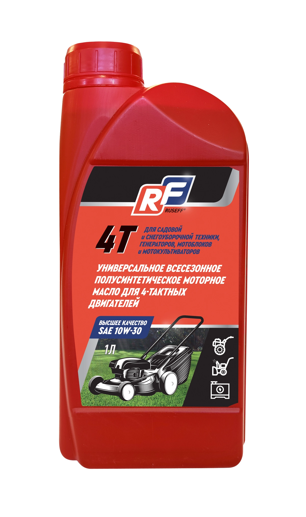Масло полусинтетическое RUSEFF 4-х такт 10W30 1л 19752N