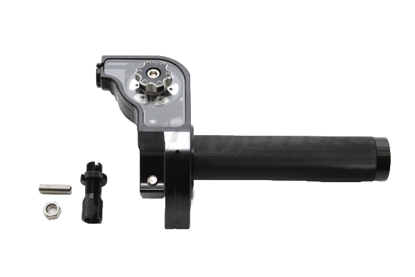Ручка газа короткоходная CNC черная ROCKOT PARTS