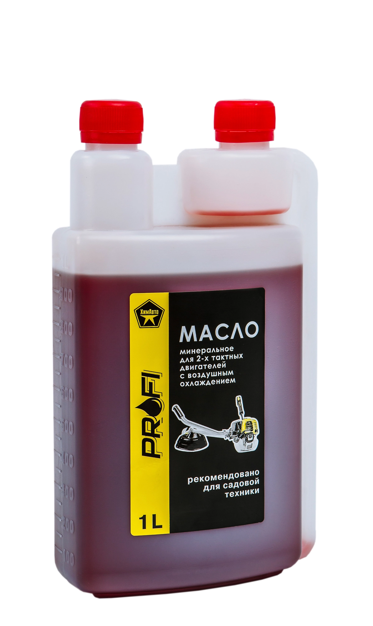Масло минеральное PROFI 1л 2-х такт с дозатором