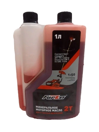 Масло минеральное дозаторное FORZA 1л 2-х такт 