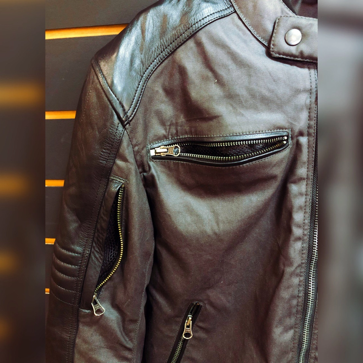 Куртка мото DIMOX BIG CITY кожа