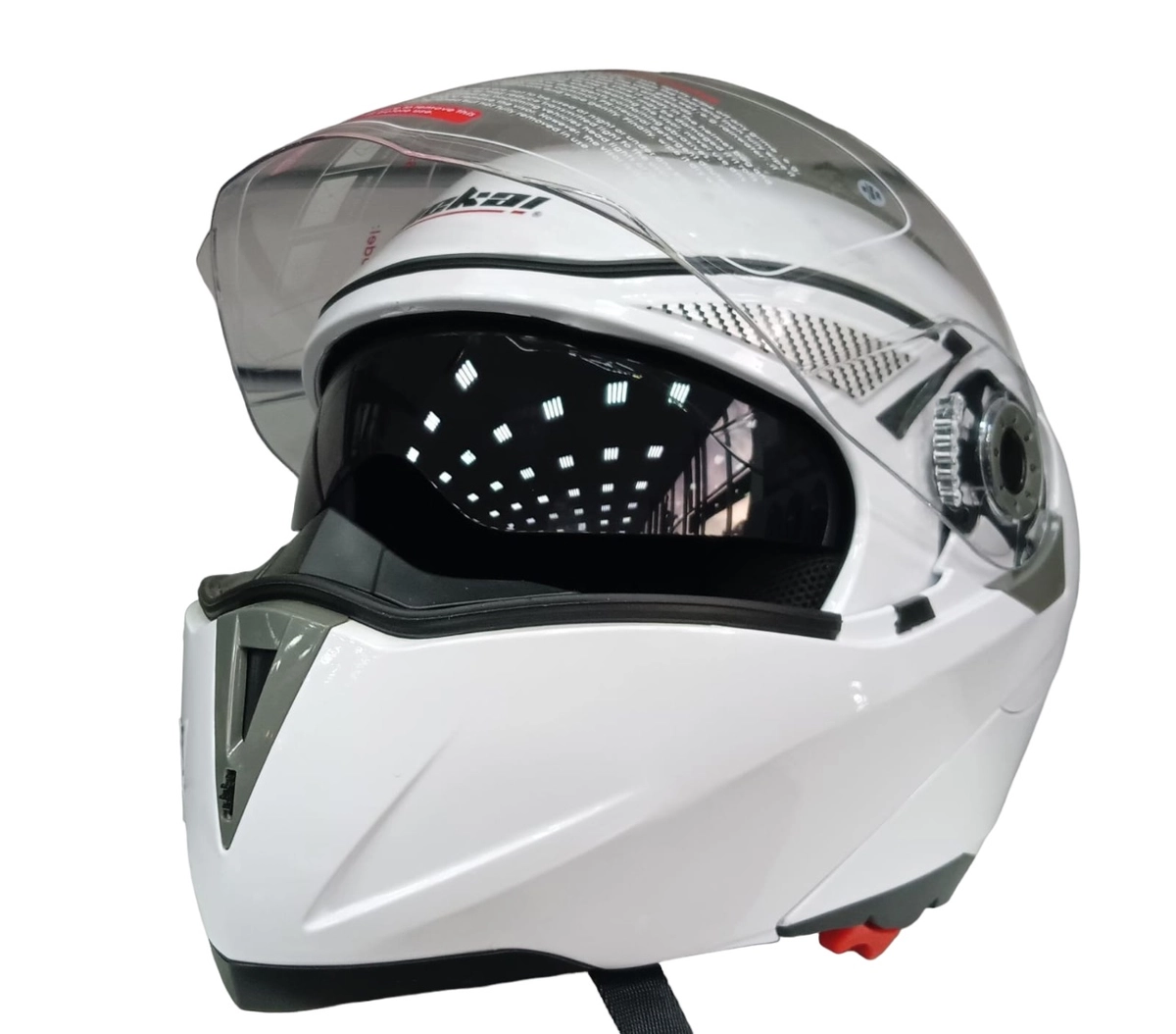 Шлем 105 с очками и трансформер Jie kai 