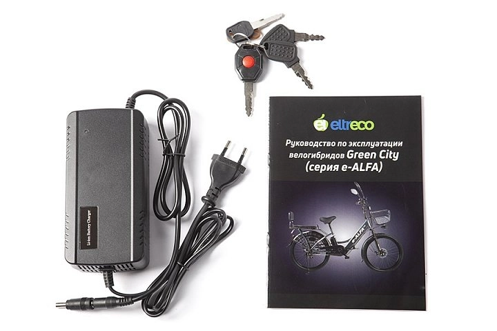 Велогибрид Eltreco Green City e-ALFA Fat