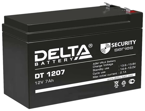 АКБ 12В 7А на машинку DELTA DT1207 15*9,7*9,4
