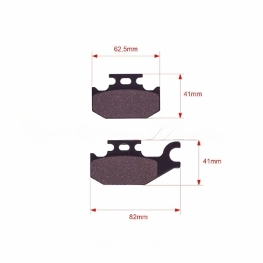Колодки дискового тормоза ATV BRP G1 левые FA 307 SM-PARTS