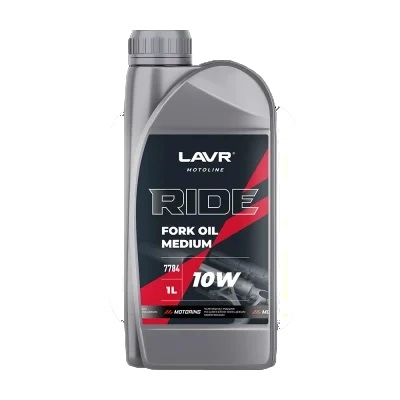 Масло вилочное Лавр 10W 1л RIDE FORK OIL 7784