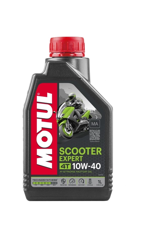 Масло MOTUL 4 х т 10W40 SCOOTER EXPERT  Technosynthese 105960/112752/113840