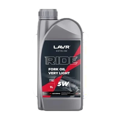 Масло вилочное Лавр 5W 1л RIDE FORK OIL 7782