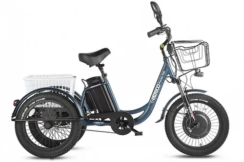 Трицикл электрический Eltreco Porter Fat 500 UP