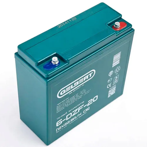 Тяговый аккумулятор Gelbert 6-DZF-20 (12V22.5A/H C5) 5 шт.