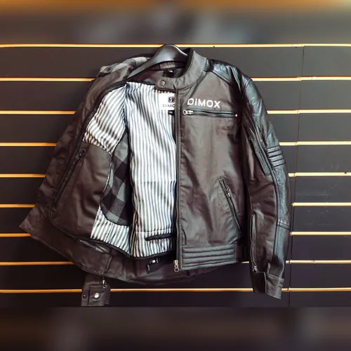 Куртка мото DIMOX BIG CITY кожа