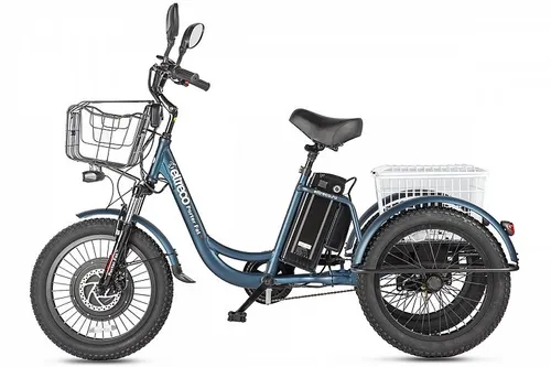 Трицикл электрический Eltreco Porter Fat 500 UP